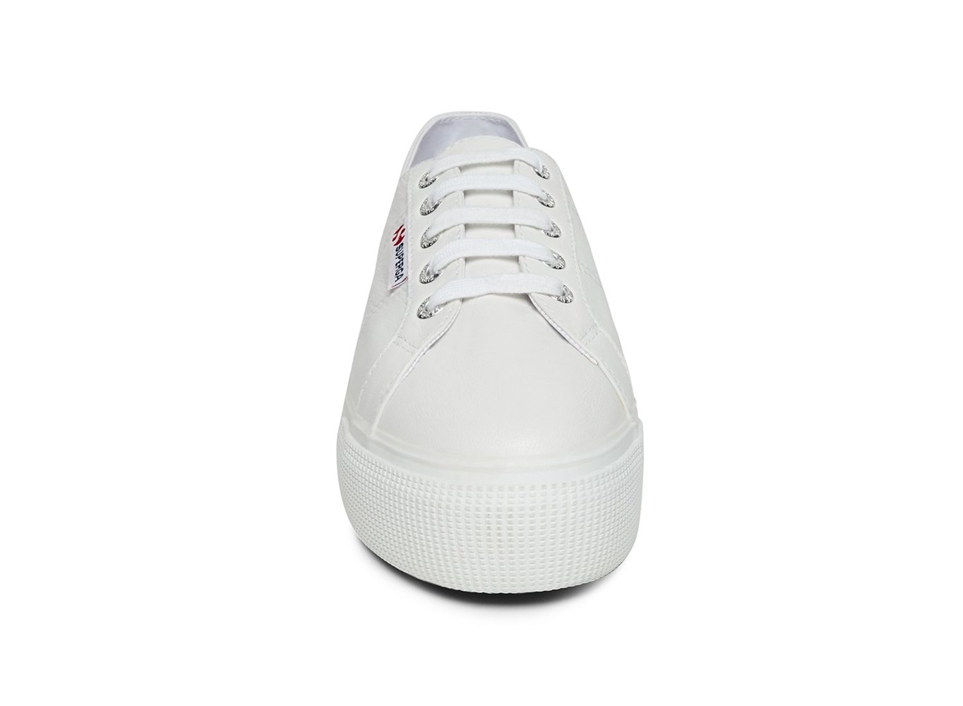 Superga Plataforma Mujer Blancas - 2790 Nappa Cuero - 490172CTW